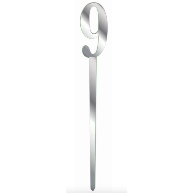 Chiffre Pour Gteau #6 - Argent