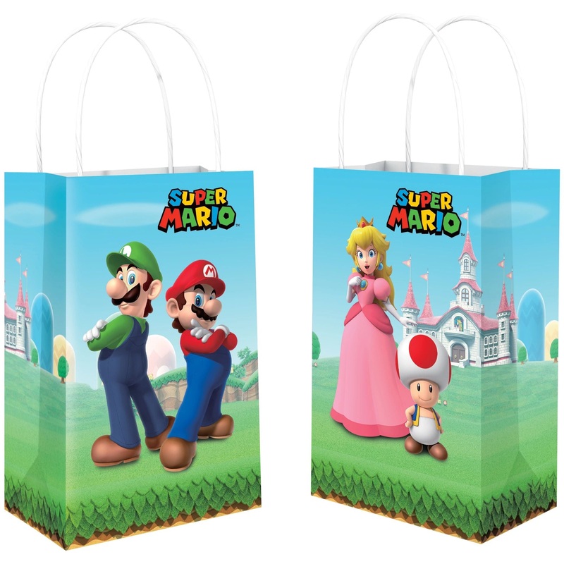 Sacs surprise en papier (8) - Super Mario