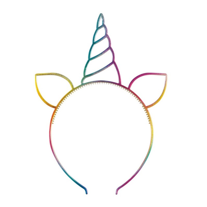 Serre Tte De Fte Licorne Arc-En-Ciel