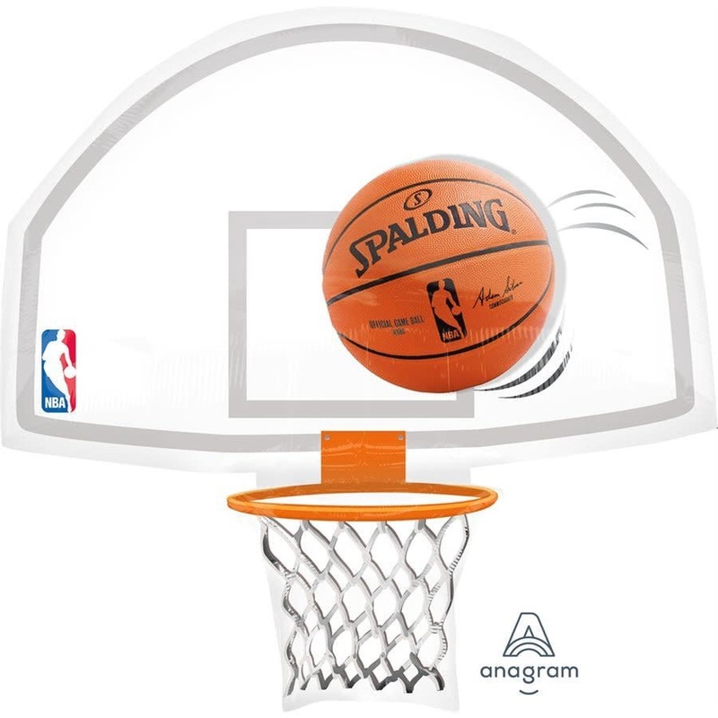 Ballon Mylar Supershape (26Po) Pannier De Basketball (Nba)