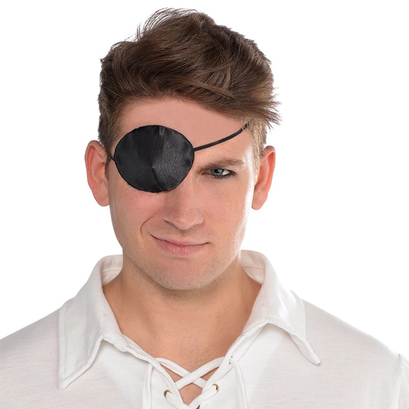 Cache-Oeil De Pirate En Soie