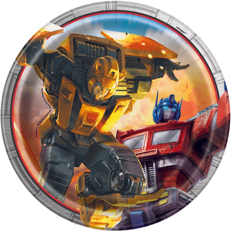 Assiettes 7Po (8) - Transformers