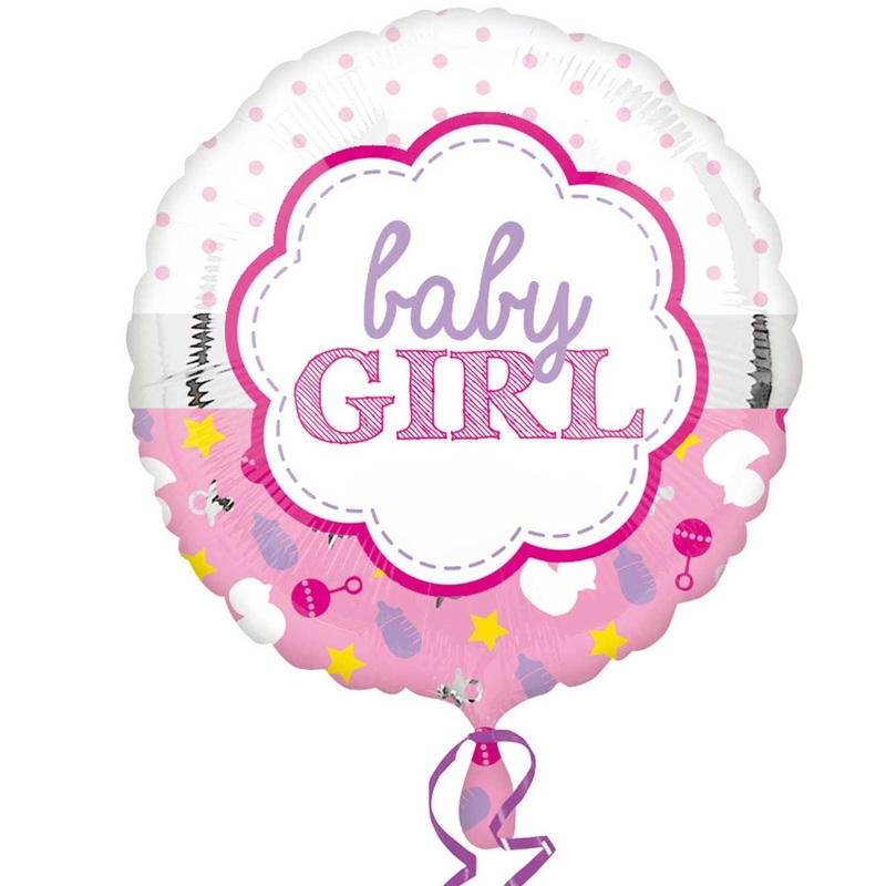 Ballon Mylar 18Po - Baby Girl