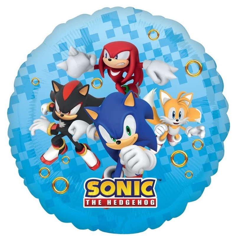 Ballon Mylar 18Po - Sonic The Hedgehog