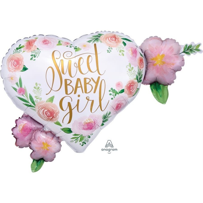Ballon Mylar Supershape - Sweet Baby Girl