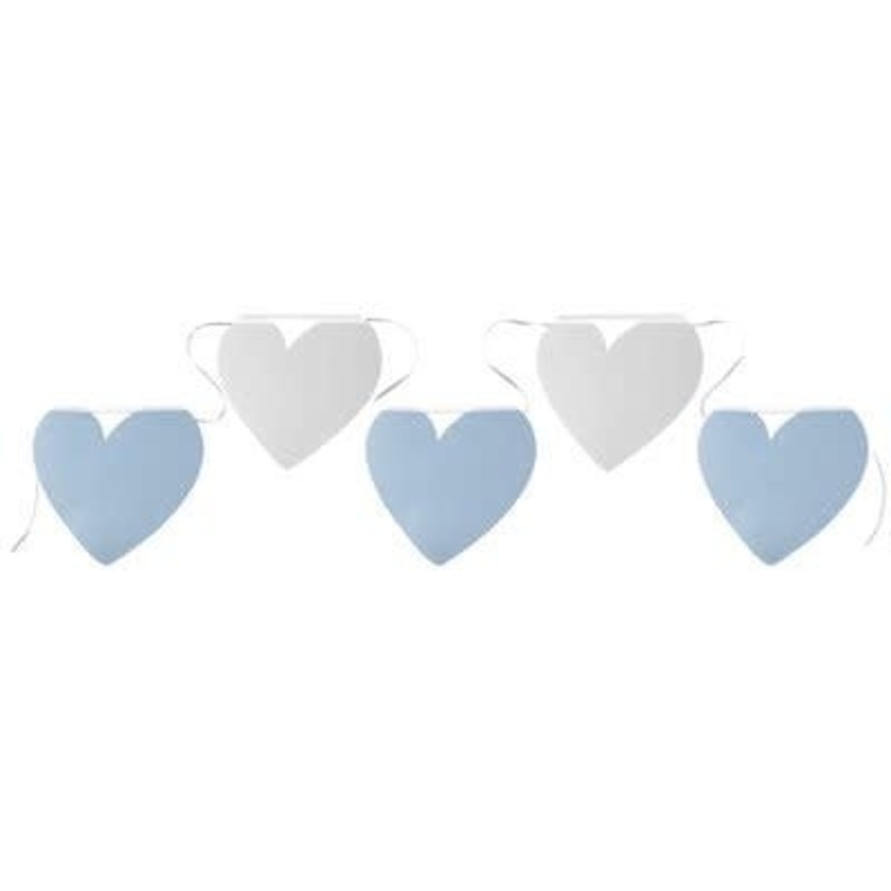Bannire Coeur - Bleu nacr