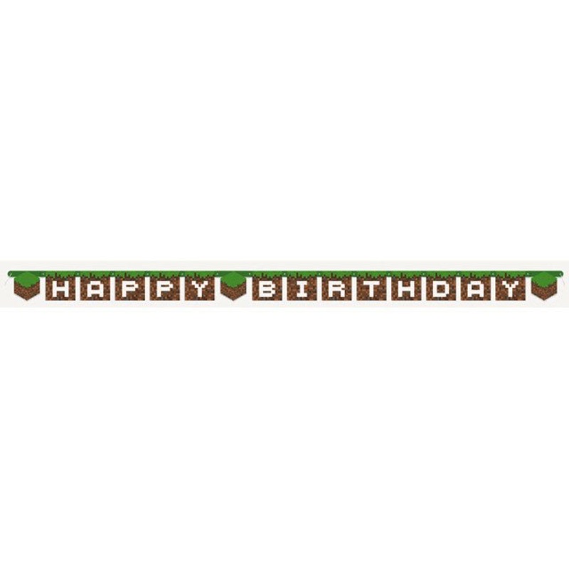 Bannire Happy Birthday - Minecraft