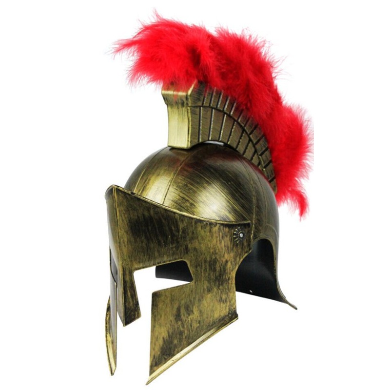 Casque Romain Deluxe Avec Plume
