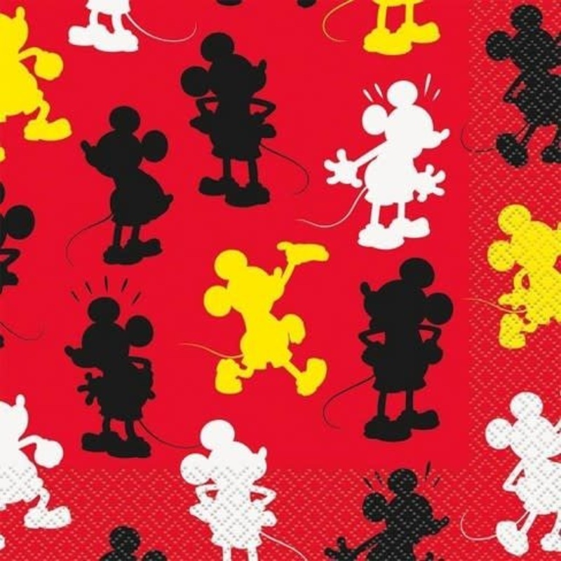 Serviettes De Table (16) - Mickey Mouse