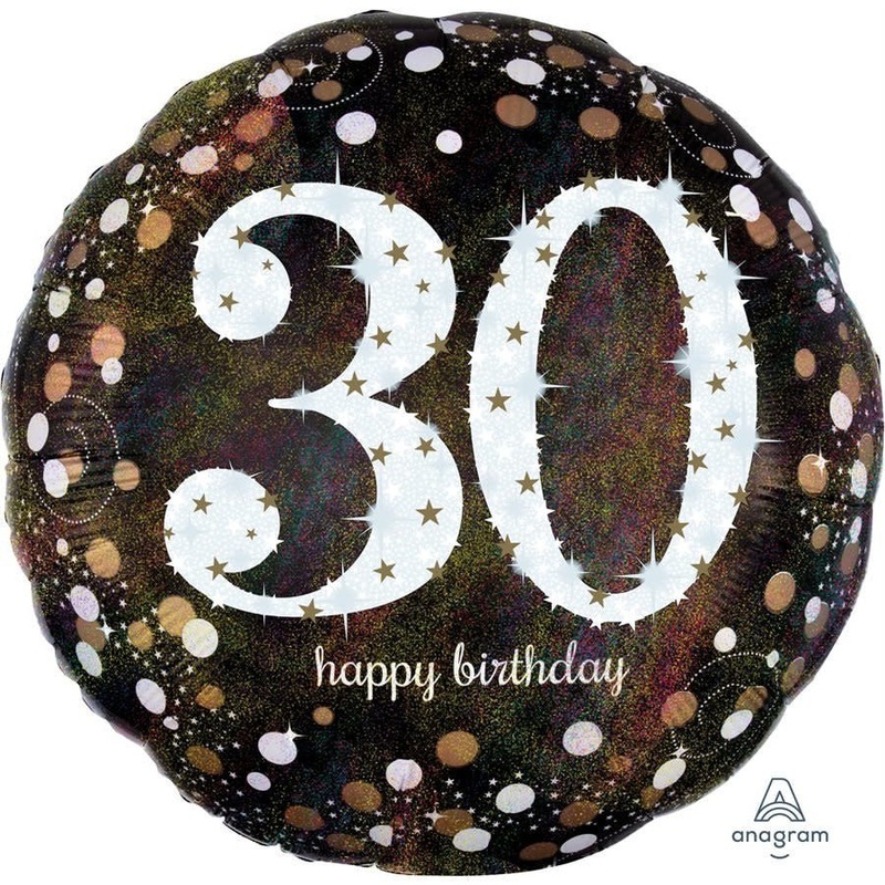 Ballon Mylar Supershape - 30 Ans Jumbo