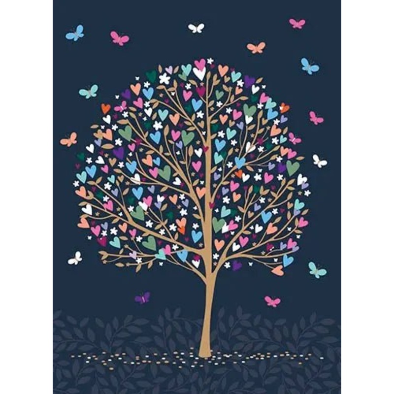 Carte de Fte - Arbre  Voeux