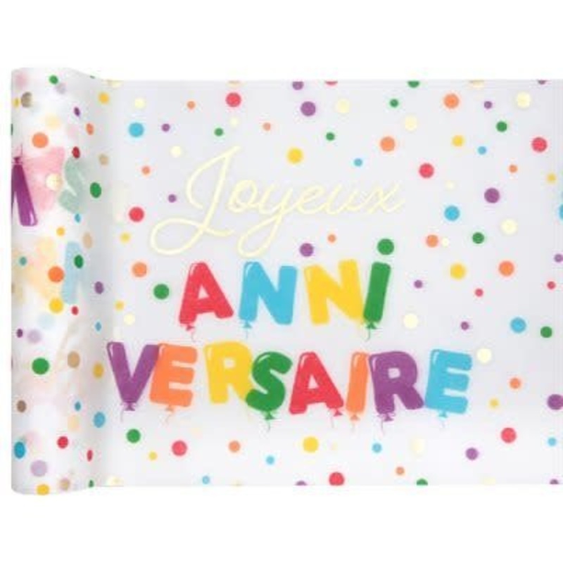 Chemin De Table - Joyeux Anniversaire