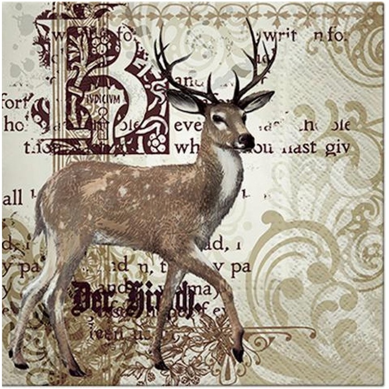 Serviette De Table (20) - Cerf