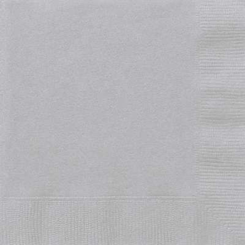 Serviettes De Table (50) -  Argent