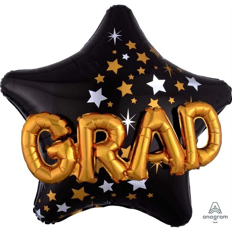 Ballon Mylar Supershape - Graduation 3D