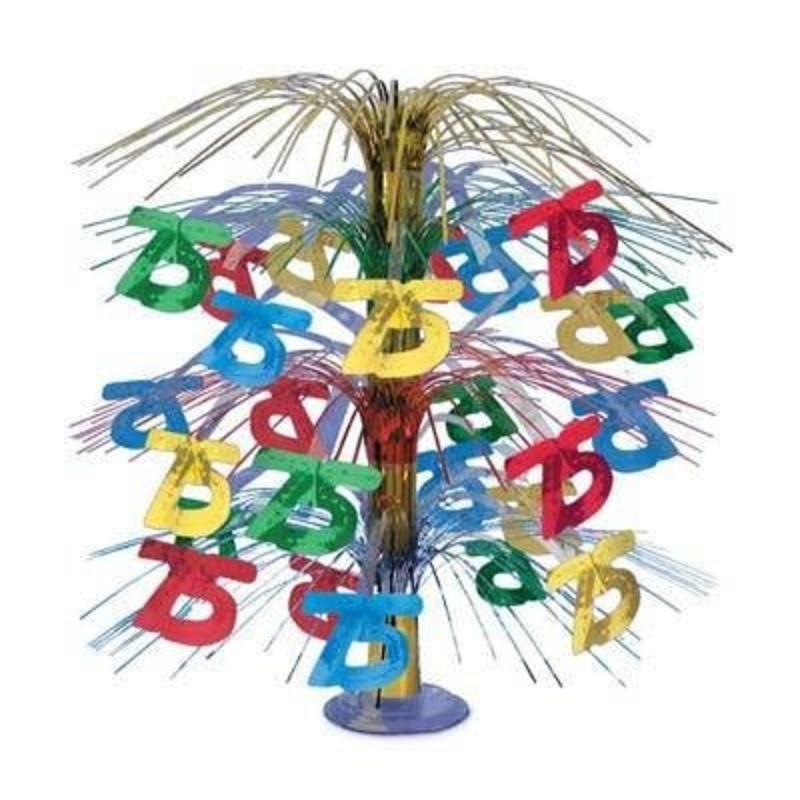 Centre De Table Cascade 75 Ans Multicolore