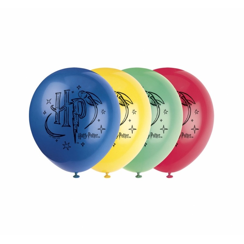 Sac De 8 Ballons En Latex 12" - Harry Potter
