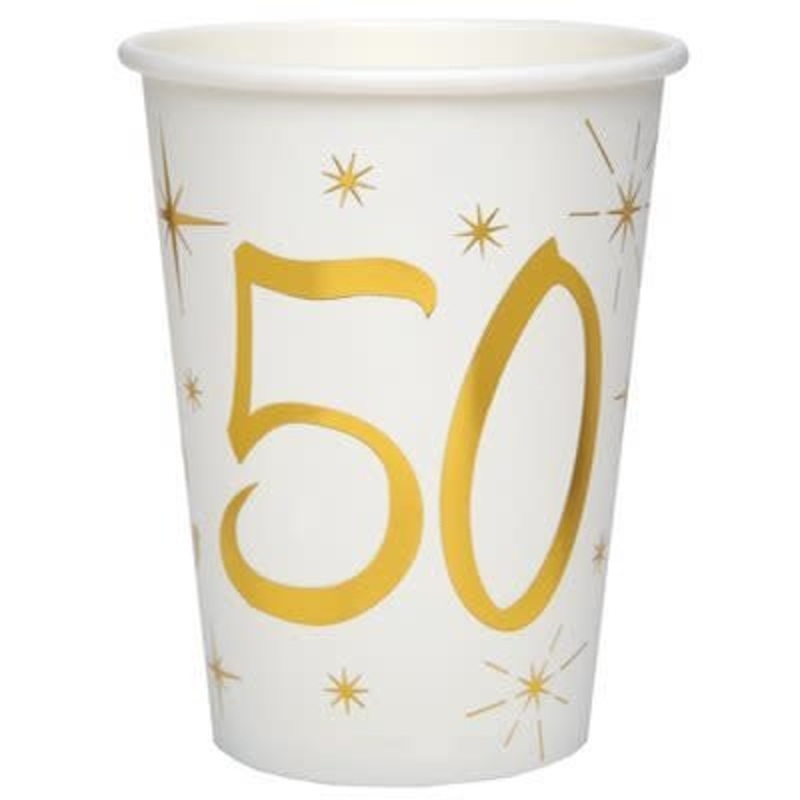Verres 9Oz - Or 50 Ans (10)