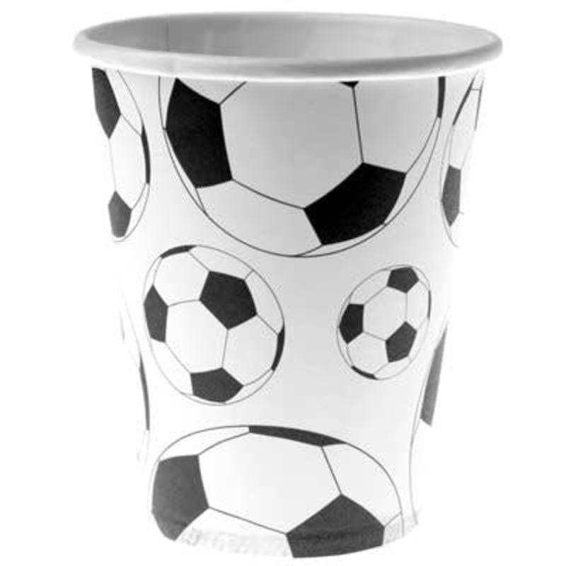 Verres 9Oz - Soccer Blanc (10)