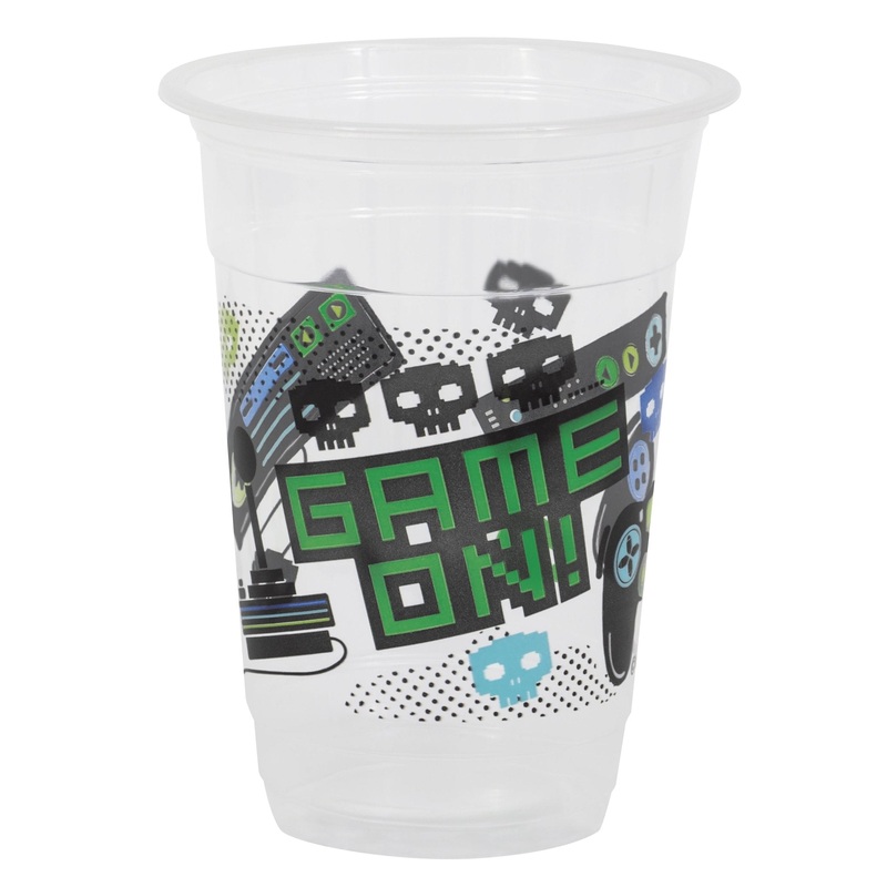 Verres En Plastique 16Oz (8)- Jeux Vido