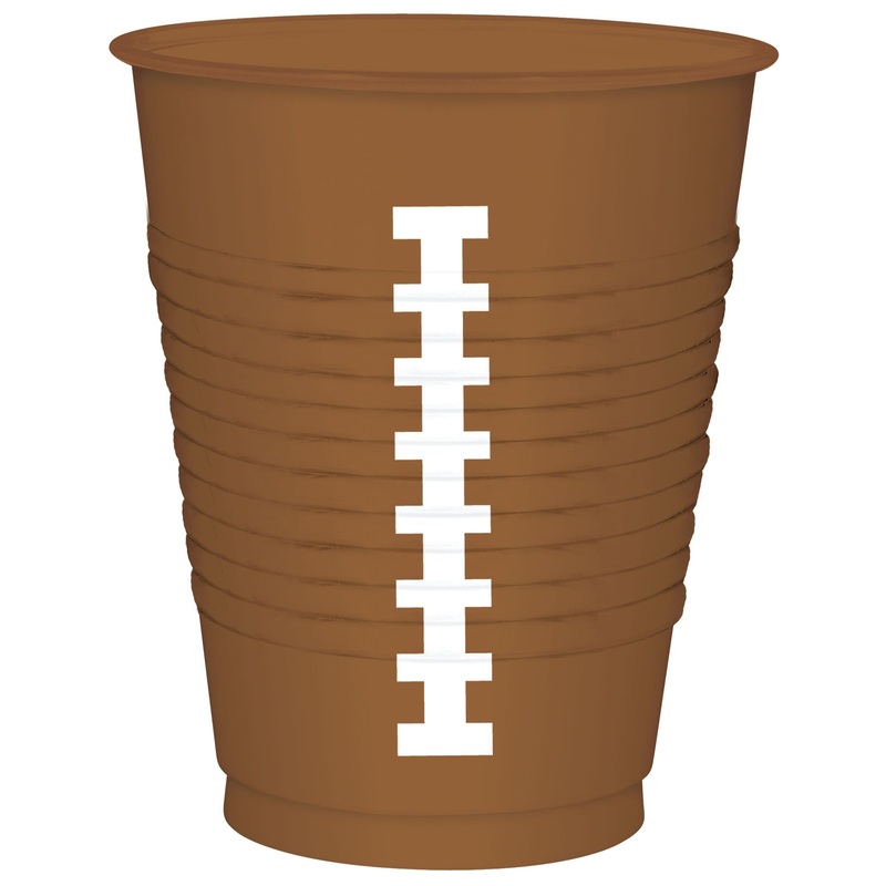 Verres En Plastique Pour Football (25) 16 Oz.