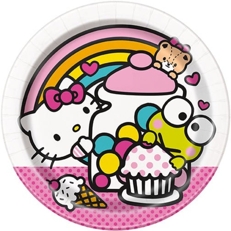 Assiette 7" (8) - Hello Kitty