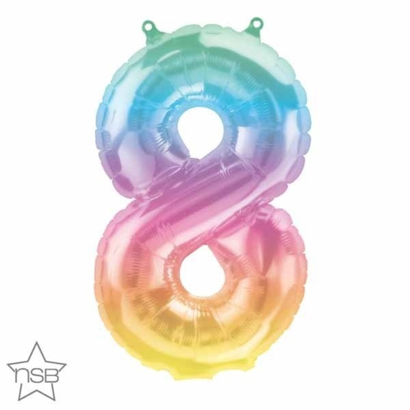 Ballon Mylar 16" - 8 Pastel