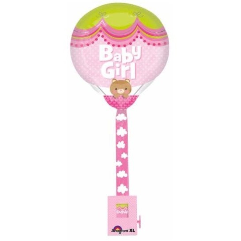 Ballon Mylar Supershape - Montgolfire Fille