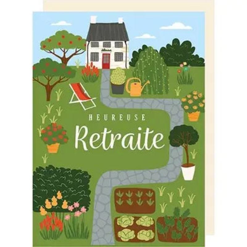 Carte de fte - Heureuse Retraite