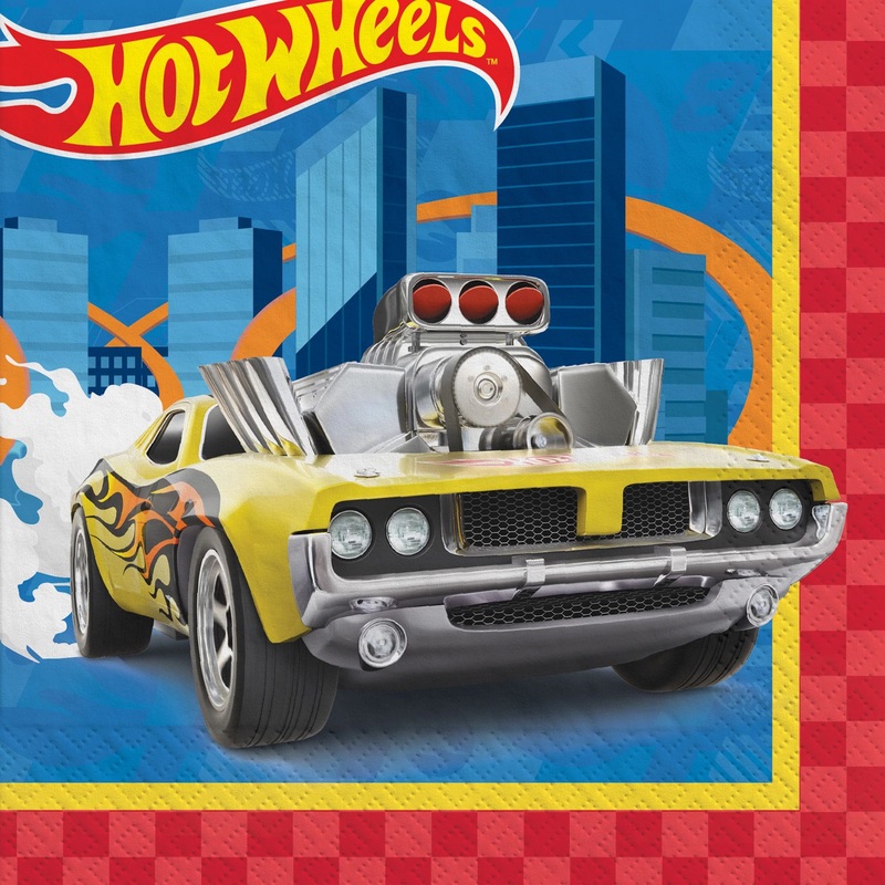 Serviette de table (16)  - Hot Wheels