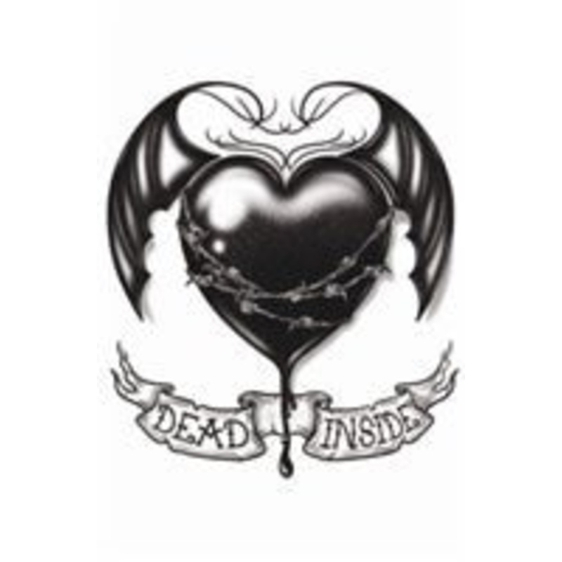 Tatouage Temporaire - Ailes Coeur