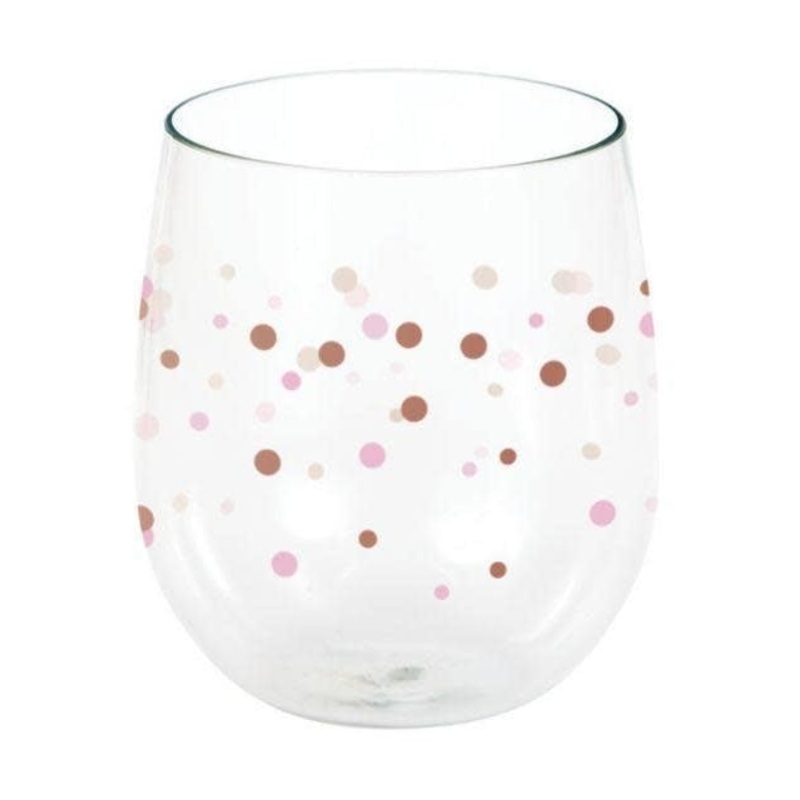 Verre  Vin Sans Pied 14Oz - Tout En Rose