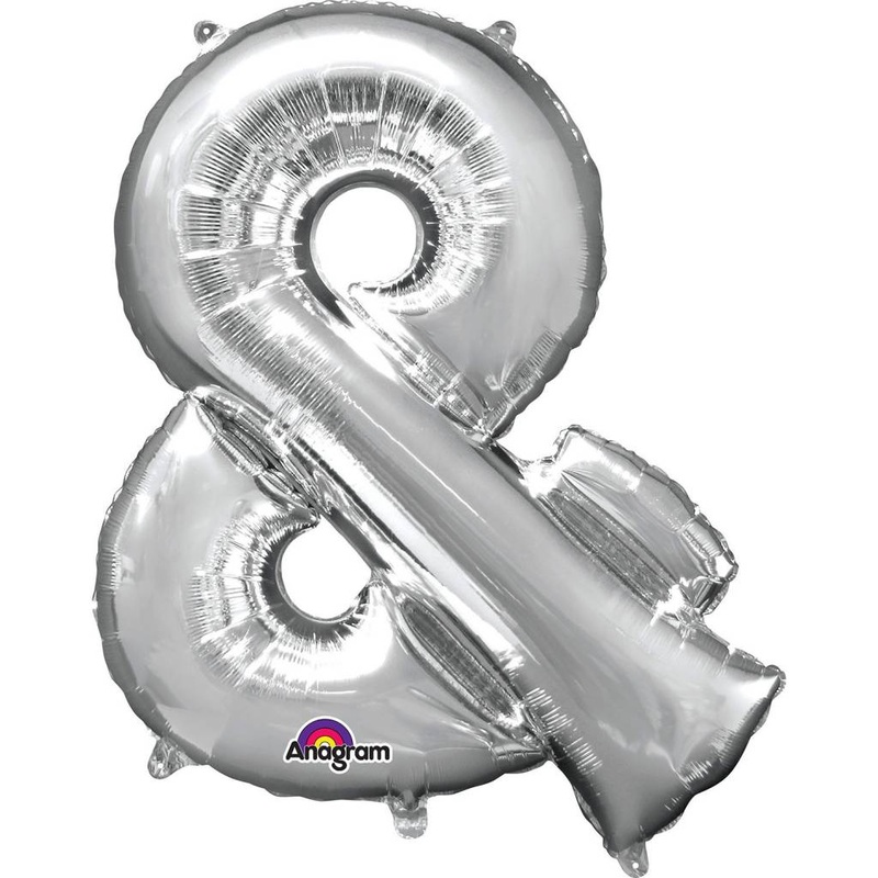 Ballon Mylar 16" - & Argent