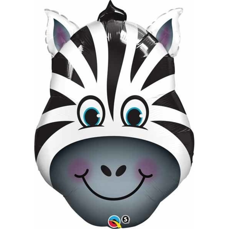 Ballon Mylar Supershape - Tete Zebre