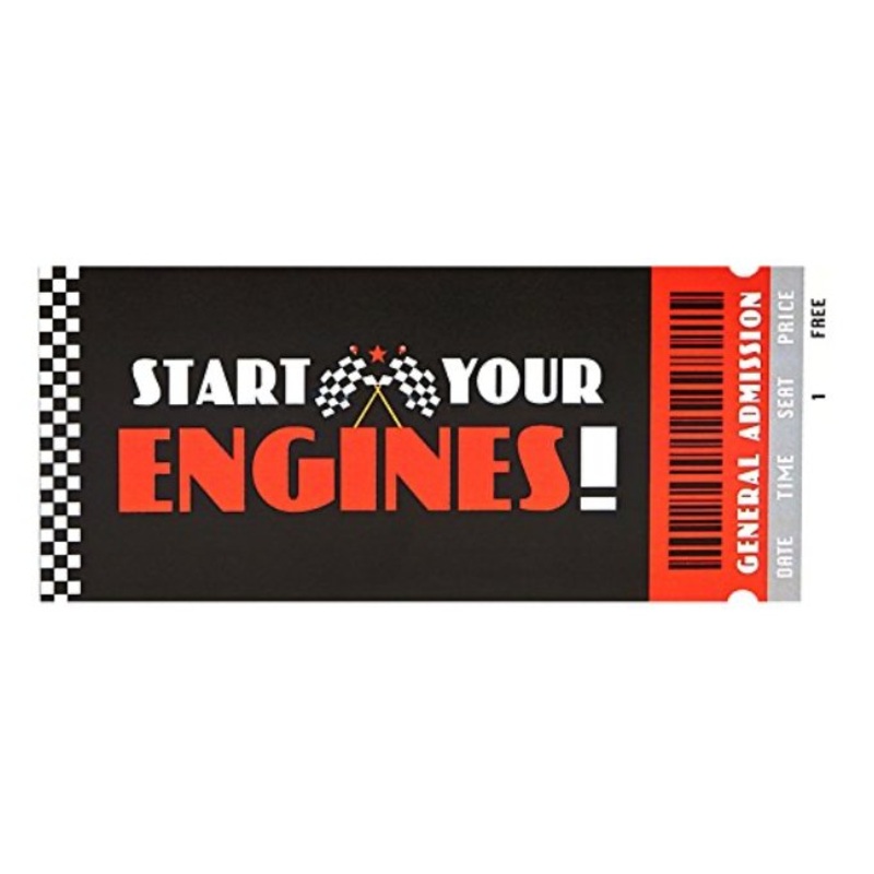 Carte d'Invitation (5) - Course Automobile