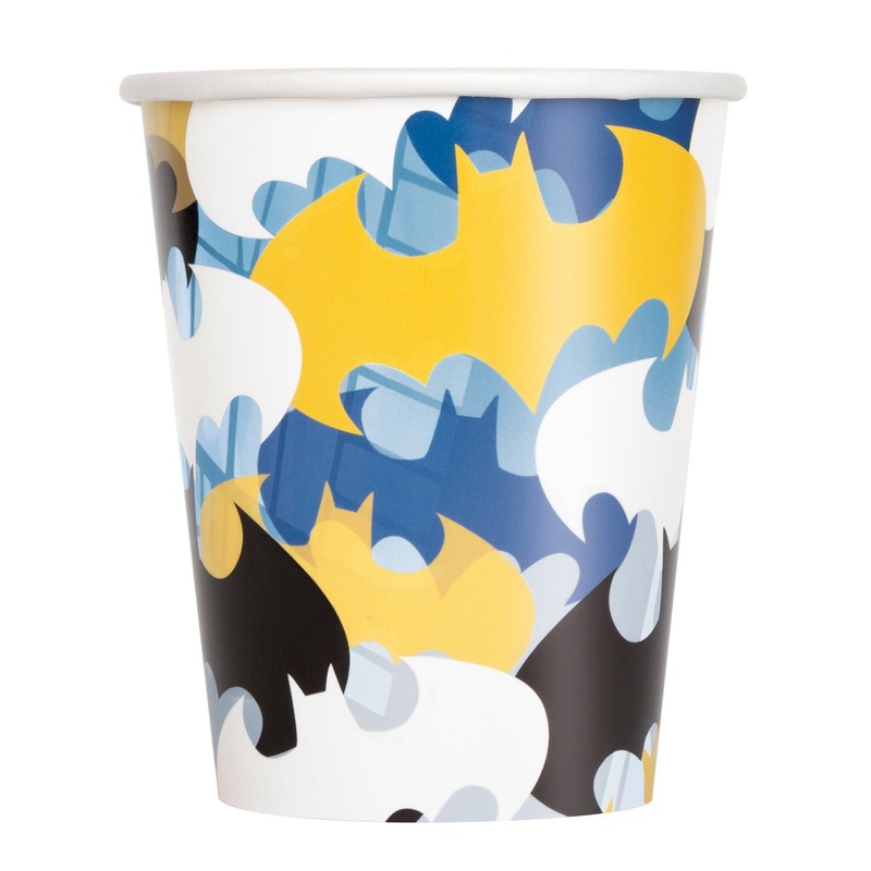 Verre en Carton 9Oz (8) - Batman