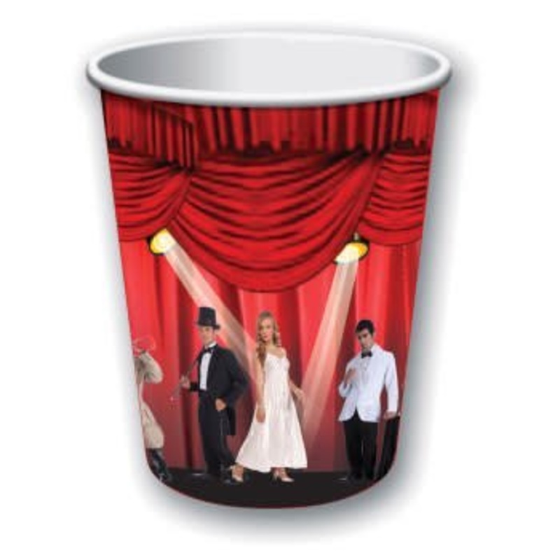 Verres En Carton 9Oz (8) - Hollywood