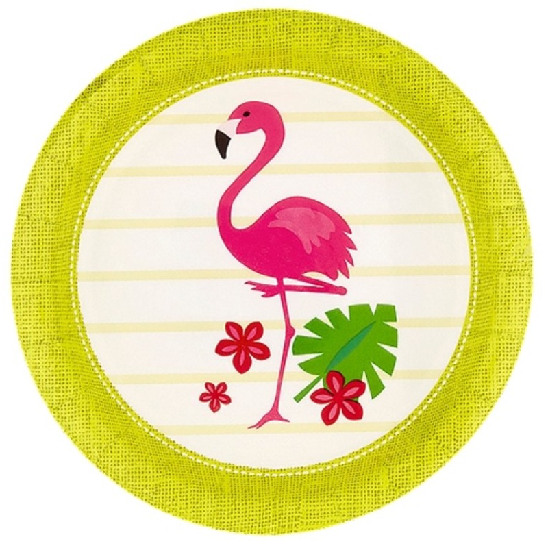 Assiettes 7Po (8) - Flamant Rose
