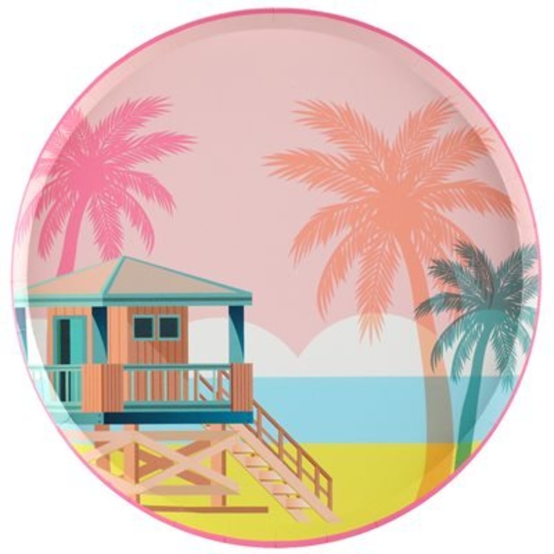 Assiettes 9Po (10) - Hello Summer