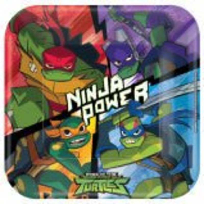 Assiettes 9Po (8) - Les Tortues Ninja