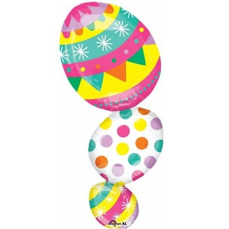 Ballon Mylar Supershape - Oeufs De Pques