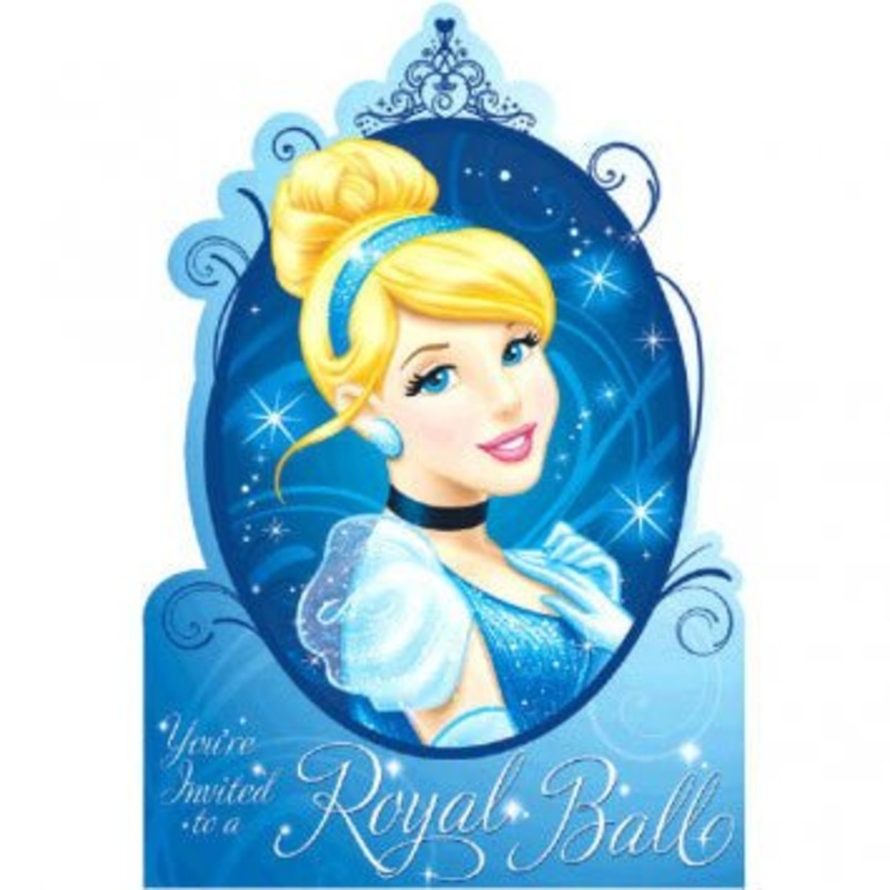 Carte d'Invitation (8) - Disney Cendrillon