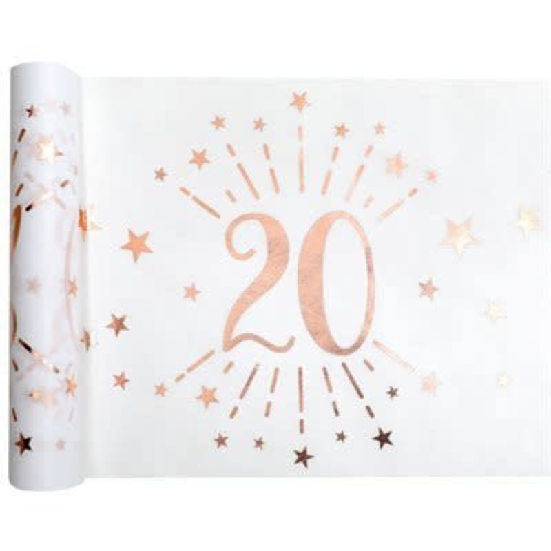 Chemin De Table Rose Gold - 20 Ans
