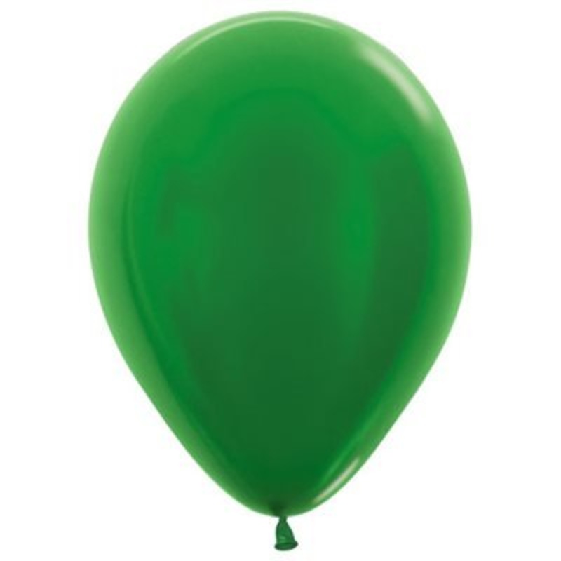 Sac De 50 Ballons 5Po - Vert Mtallis