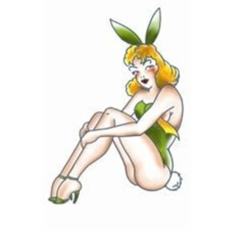 Tatouage Temporaire - Pin Up Bunny