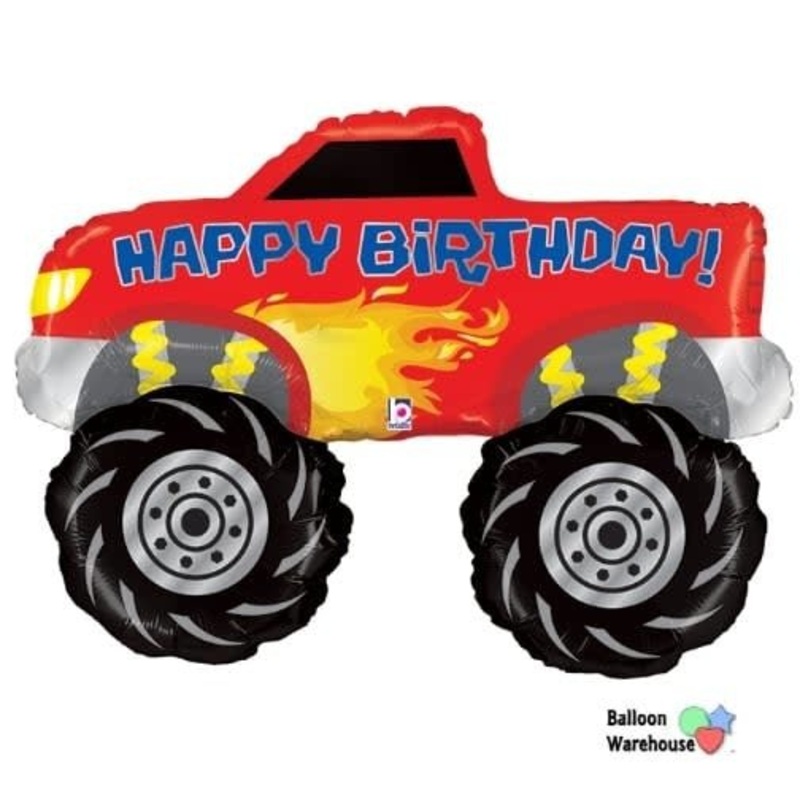 Ballon Mylar Supershape 40Po - Monster Truck