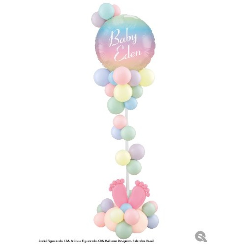 Bouquet Centre De Table Shower De Bb #4 - Avec Perso