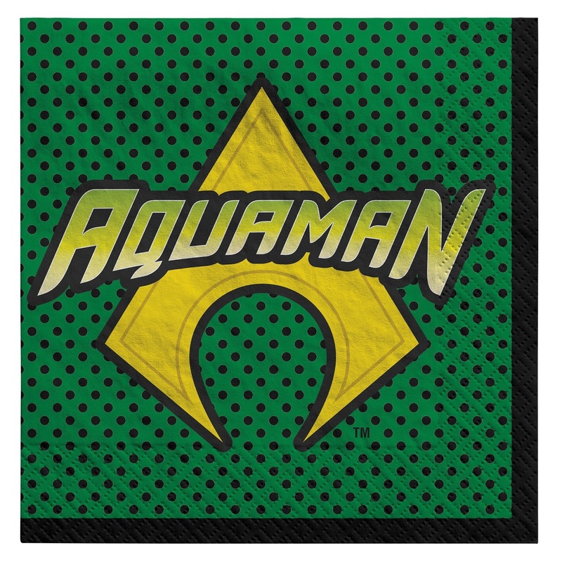Serviettes De Table (16) - Aquaman La ligue des justiciers