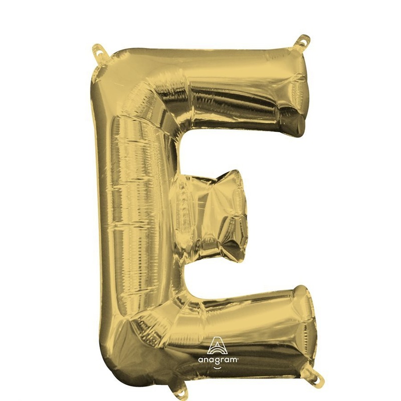 Ballon Mylar 16" - E Or Blanc