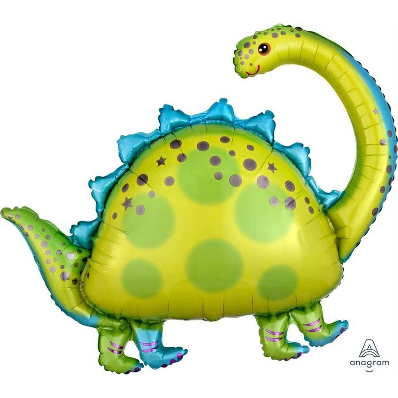 Ballon Mylar Supershape - Mignon Dinosaure